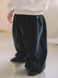 Corduroy Balloon Pants - Charcoal