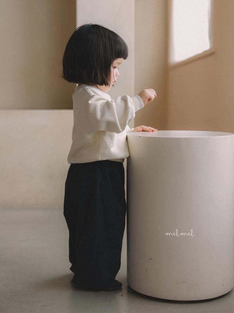 Corduroy Balloon Pants - Charcoal