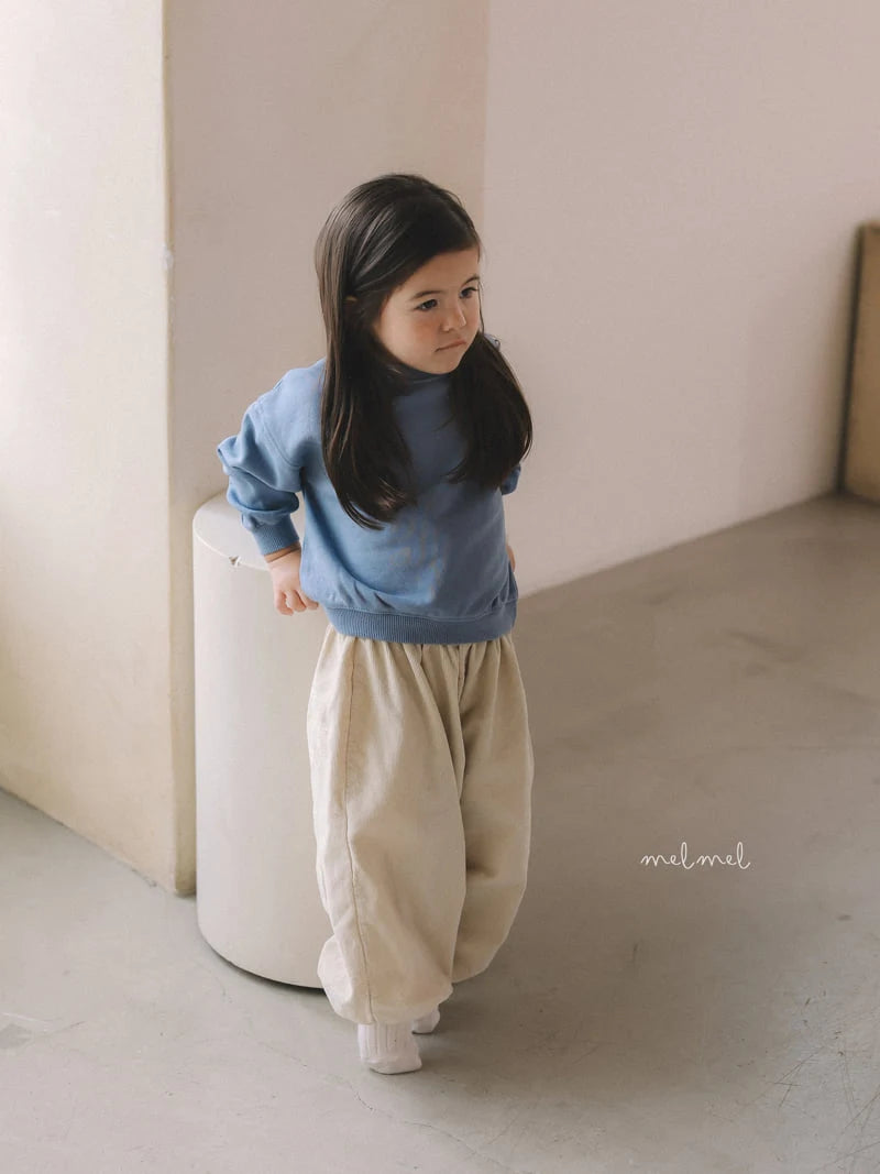 Corduroy Balloon Pants - Cream