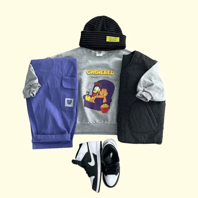 Gathered Sweatshirt