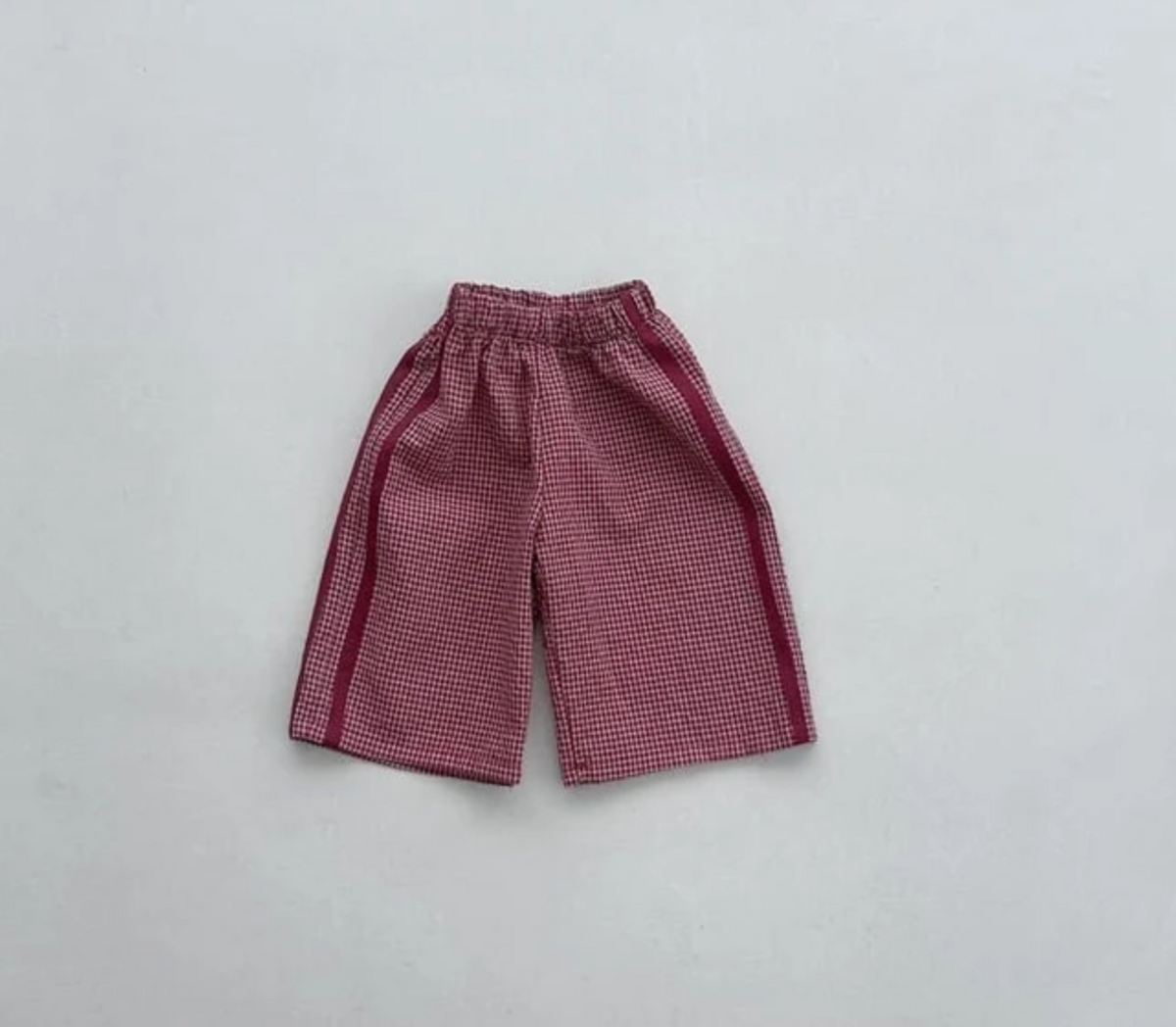 Retro Check Pants – Red