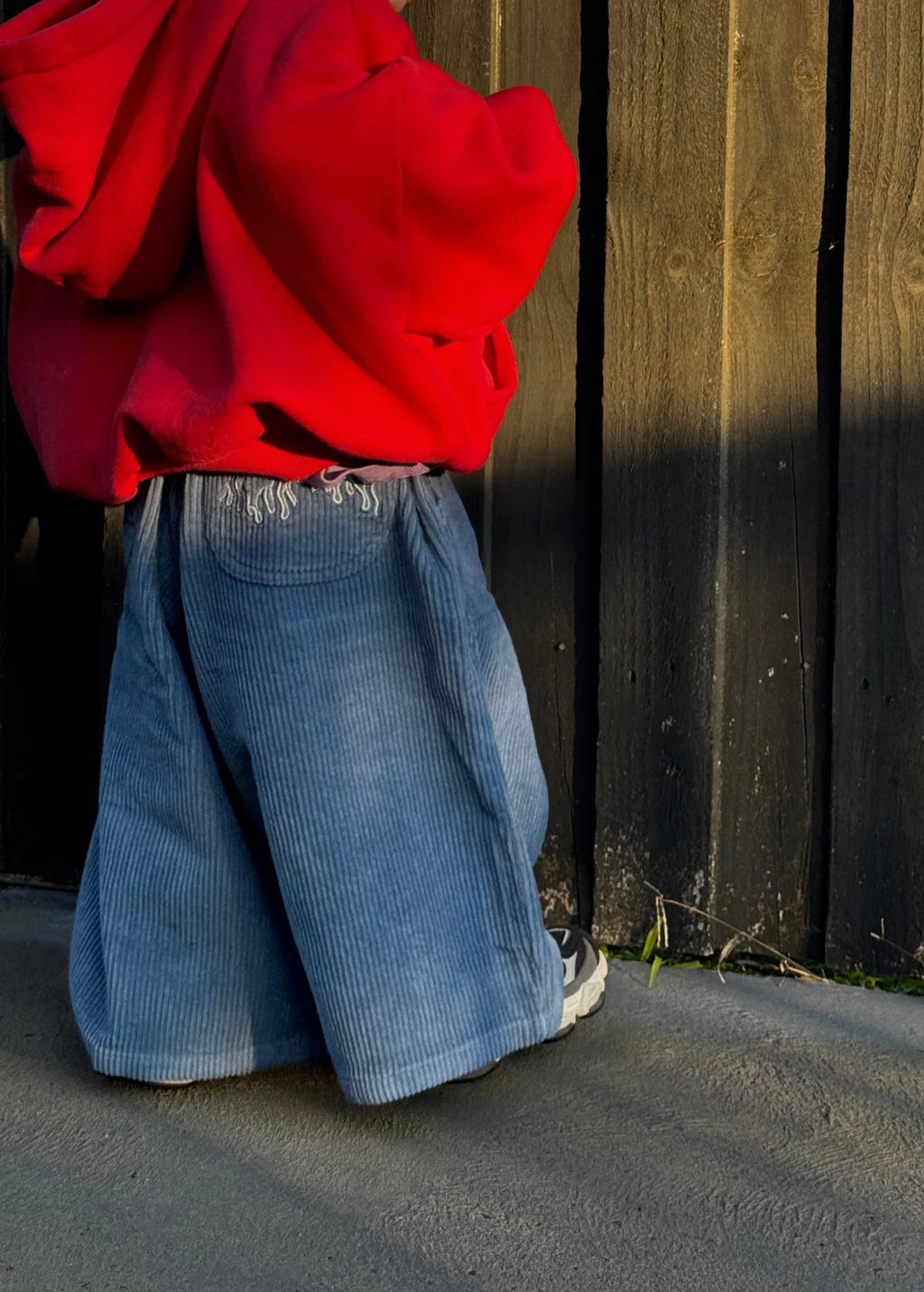 Blaze Cord Pants blue flame