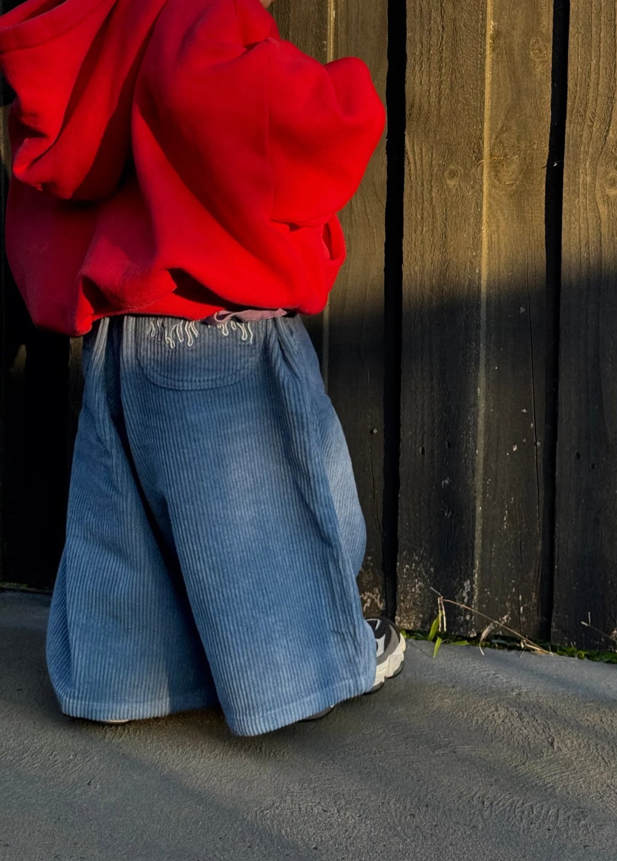 Blaze Cord Pants blue flame