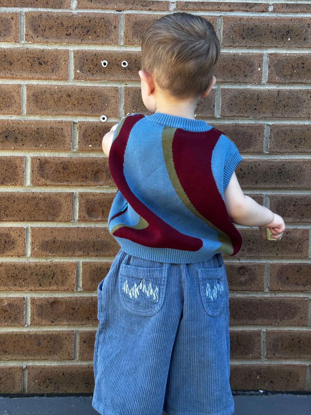 Johnny Vest in cherry ice swirl