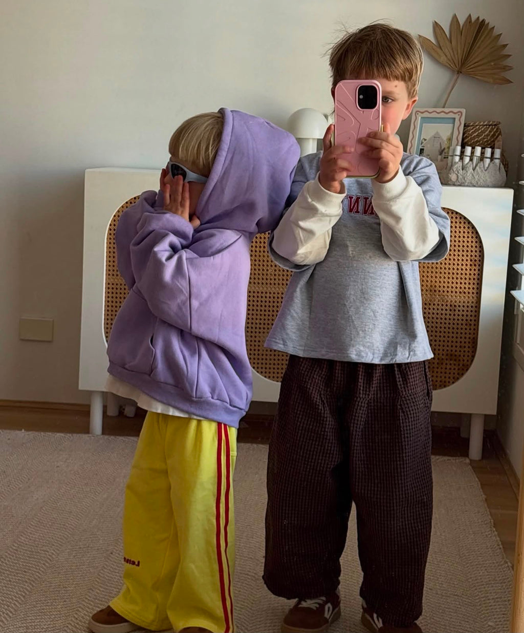 Kids Yellow Racer Pants