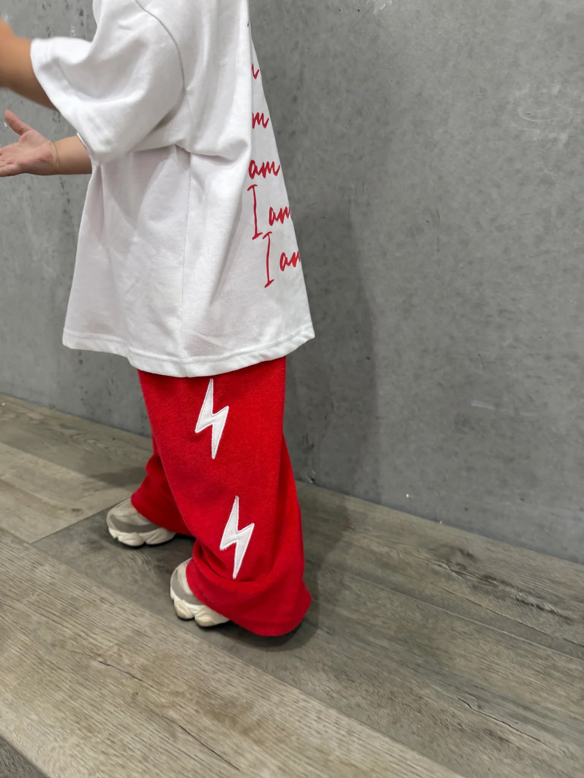 Lightning Terry Pant - Red