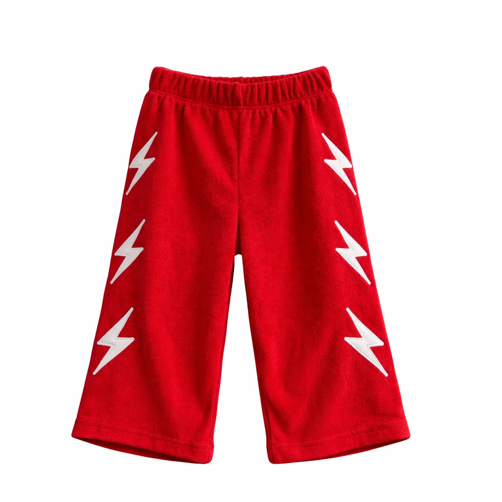 Lightning Terry Pant - Red