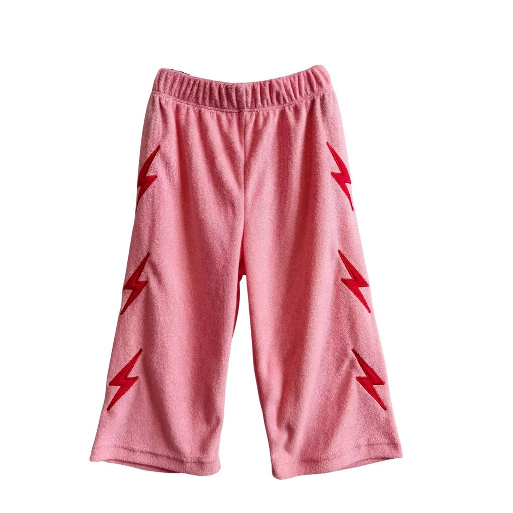 Lightning Terry Pant - Pink