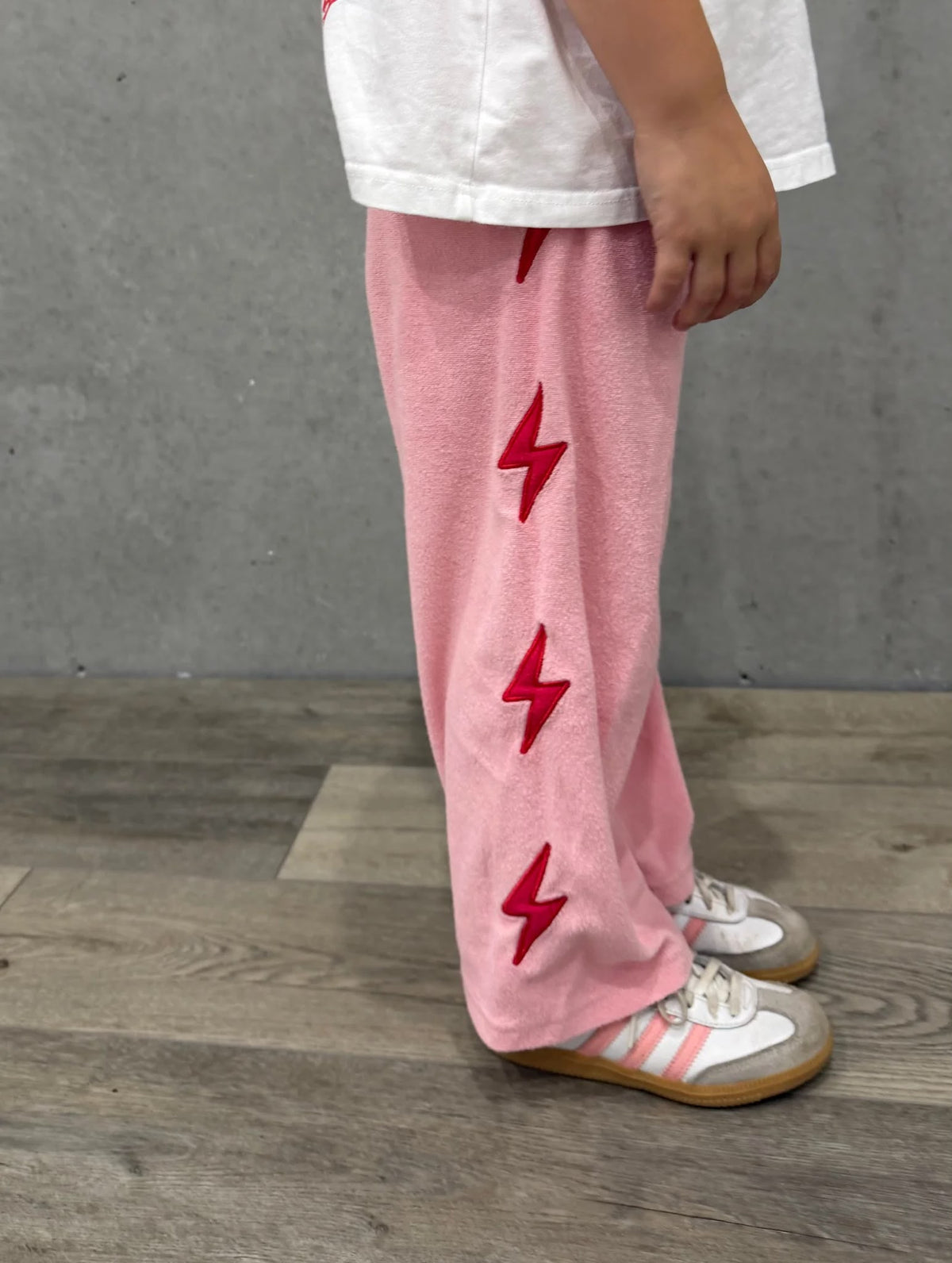 Lightning Terry Pant - Pink
