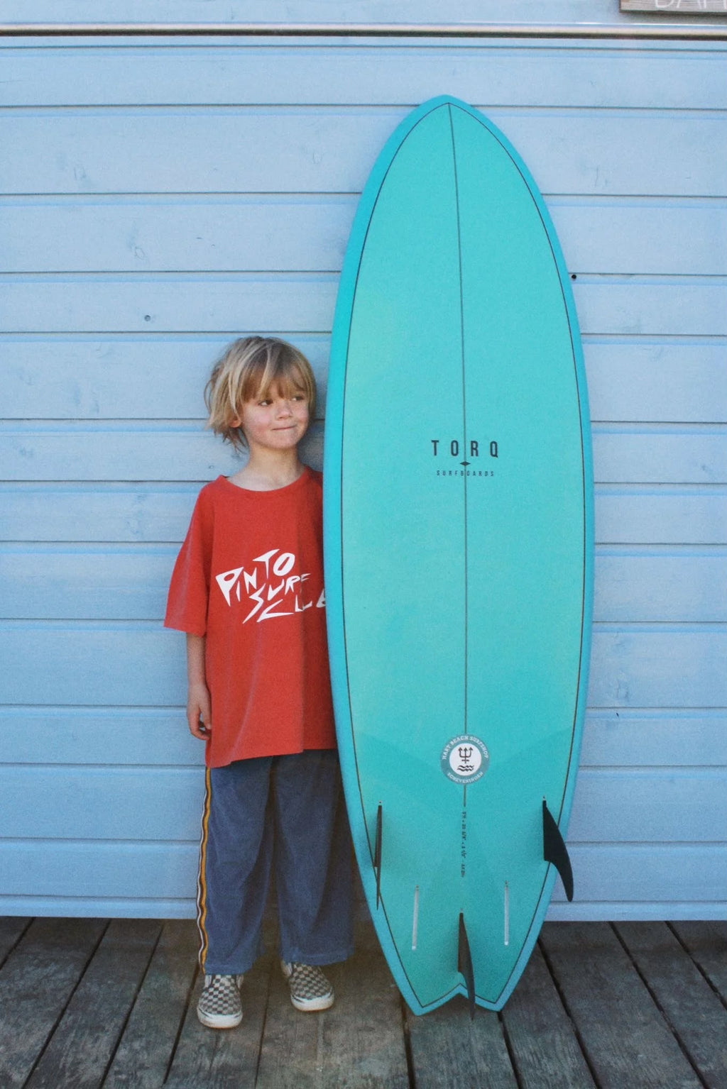 Pinto Surfclub Tee - Faded Red