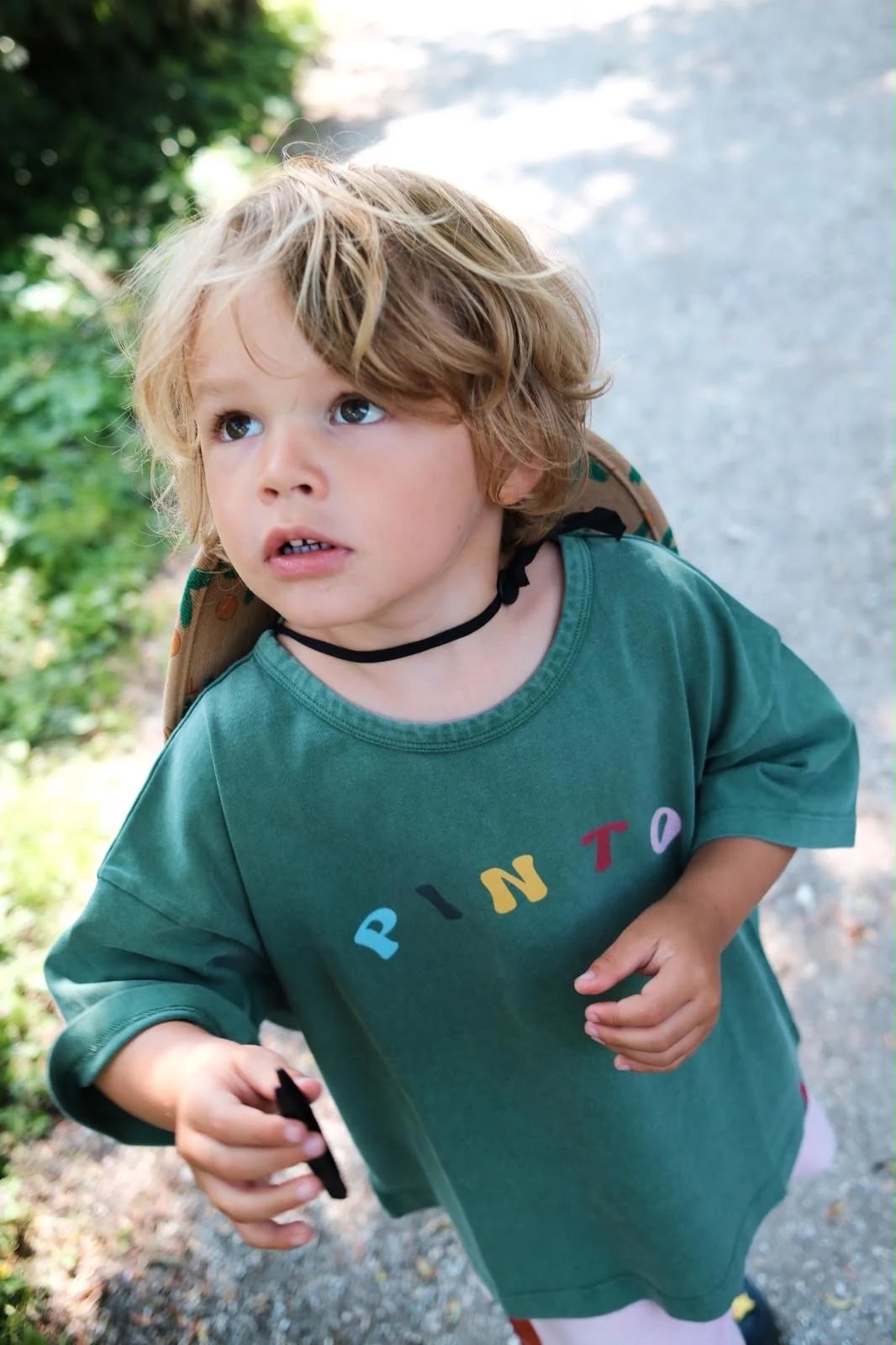 Pinto Tee - Green Multi Colour