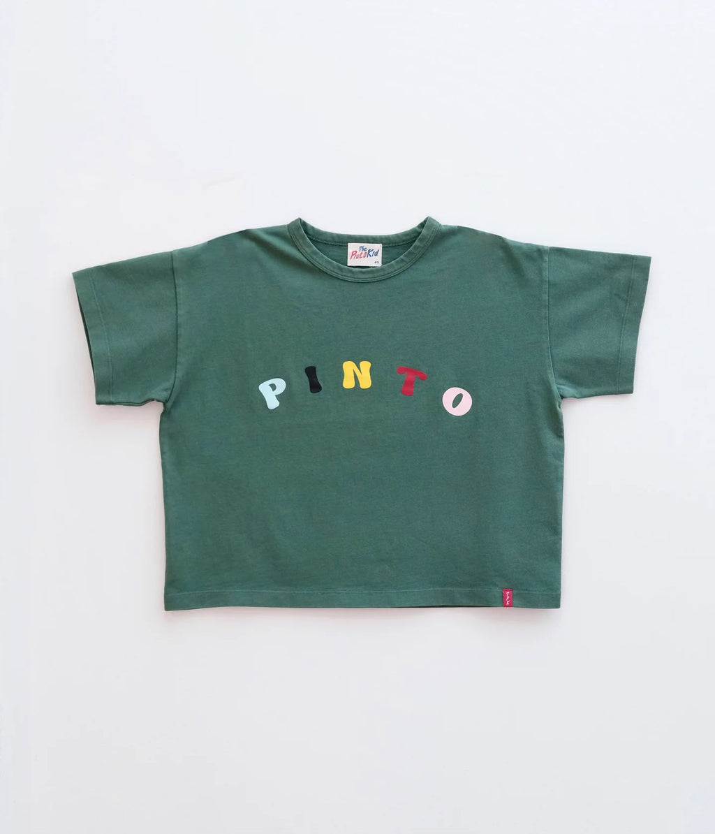 Pinto Tee - Green Multi Colour