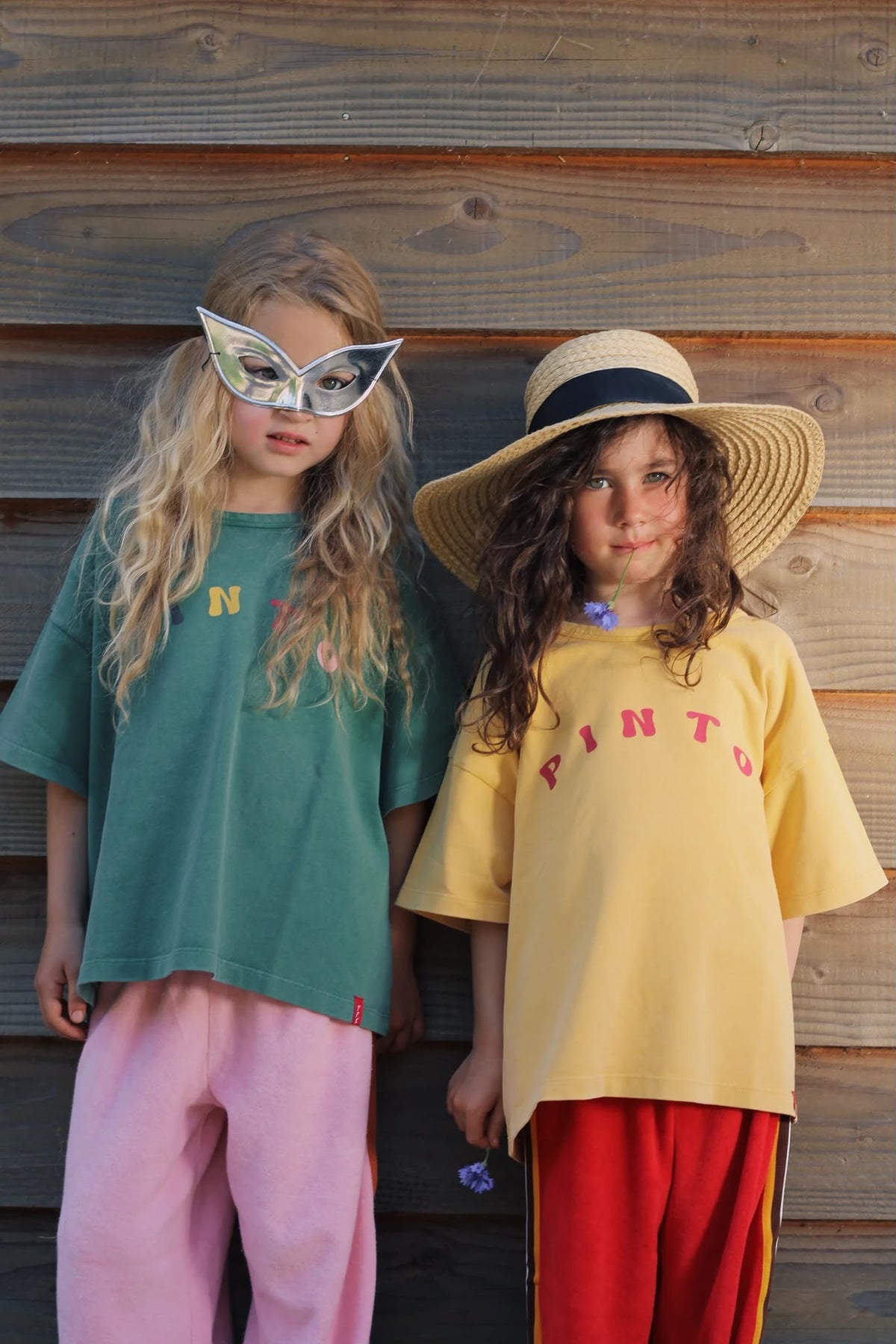 Pinto Tee - Green Multi Colour
