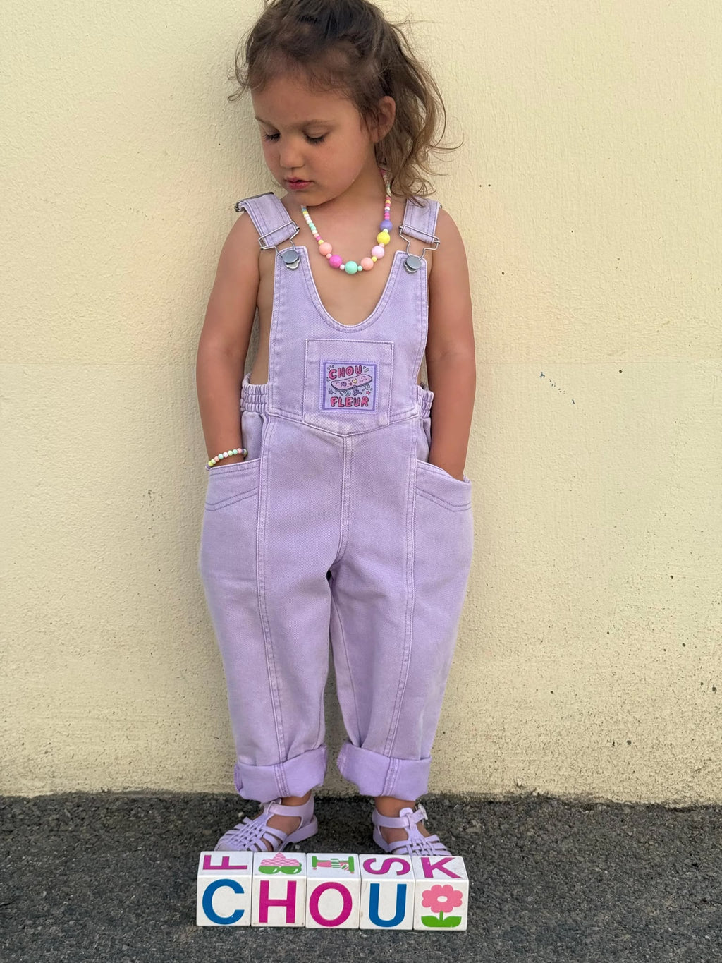 Purple Jack Denim Overalls