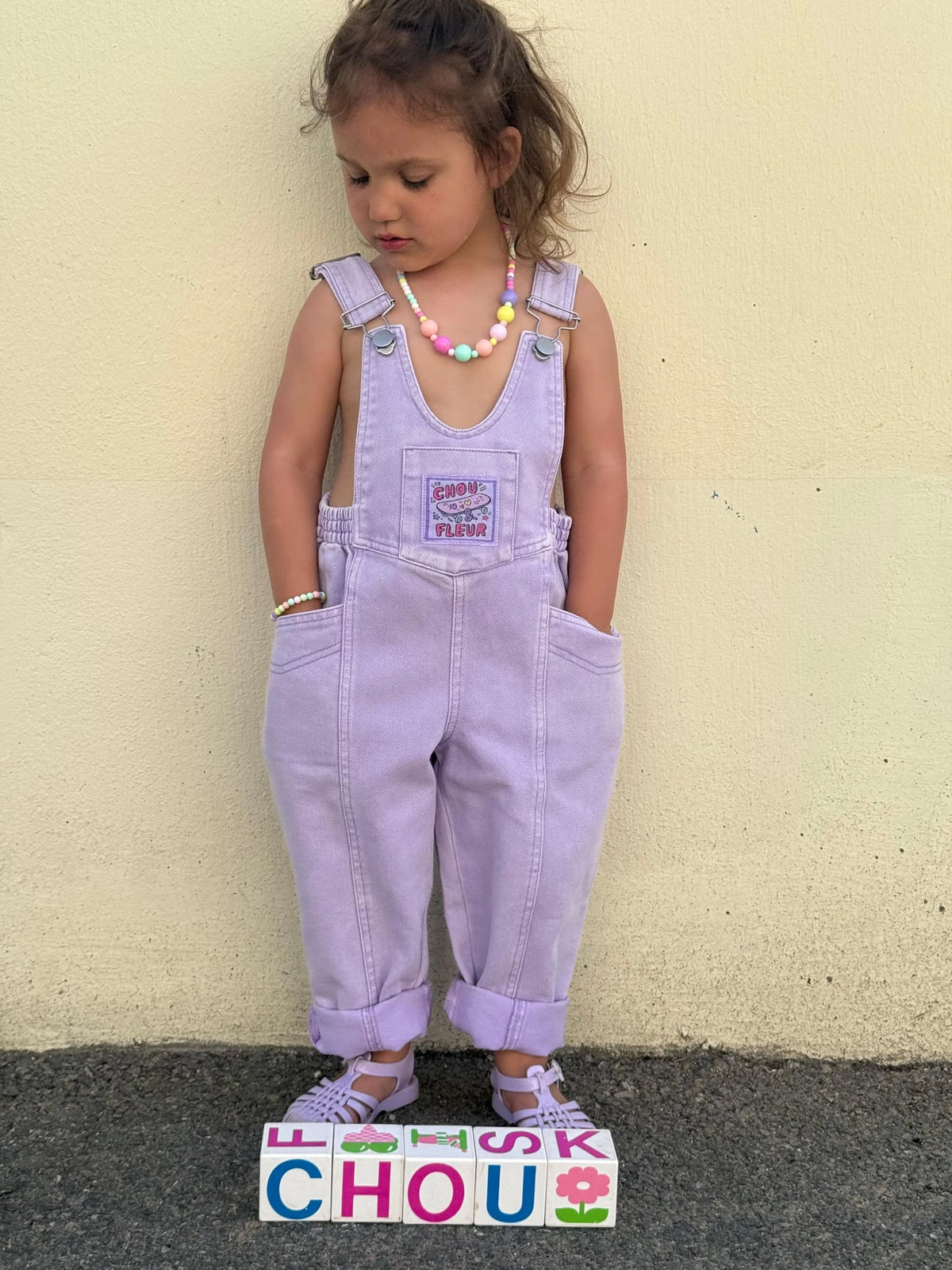 Purple Jack Denim Overalls