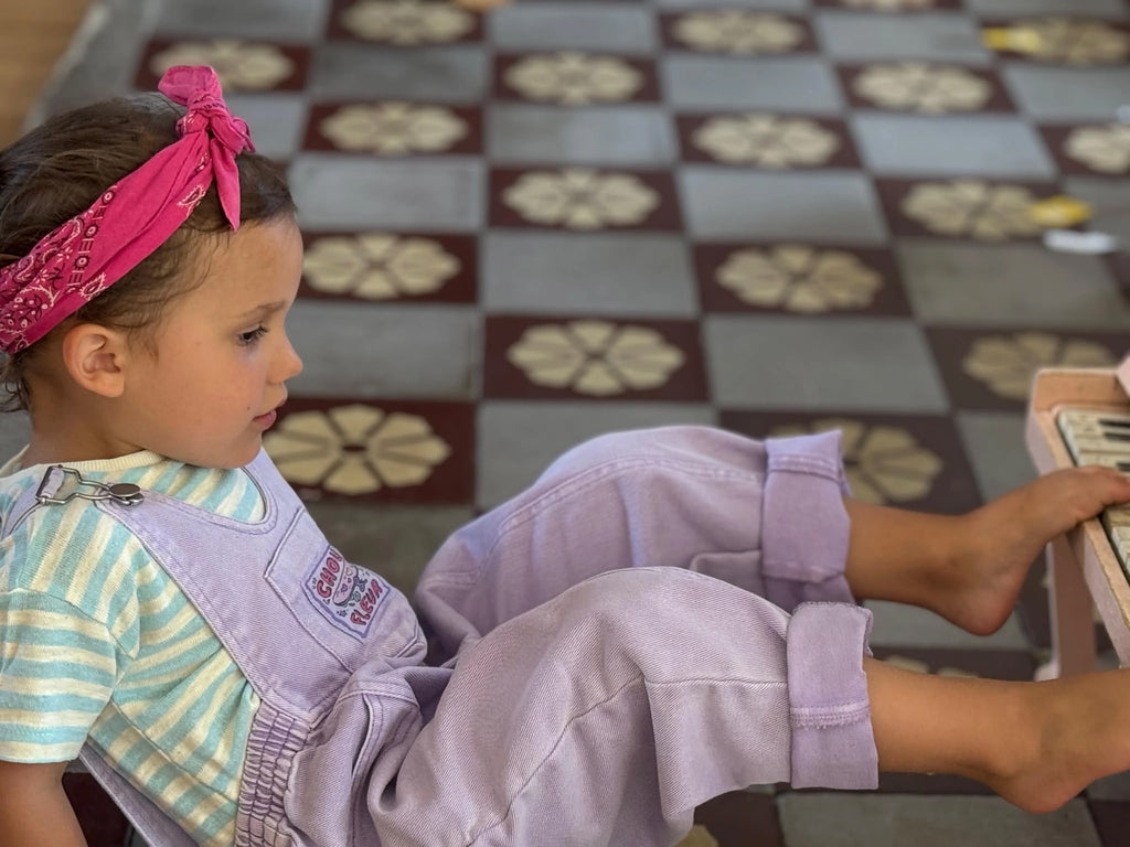 Purple Jack Denim Overalls