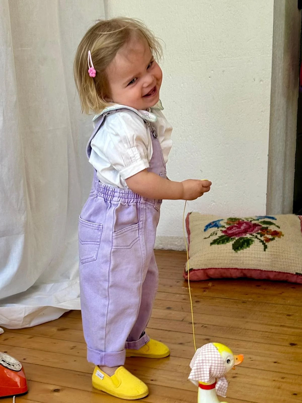 Purple Jack Denim Overalls