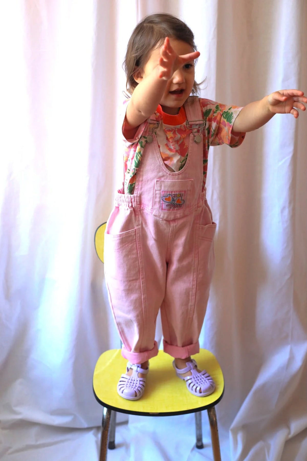Josie Pink overalls
