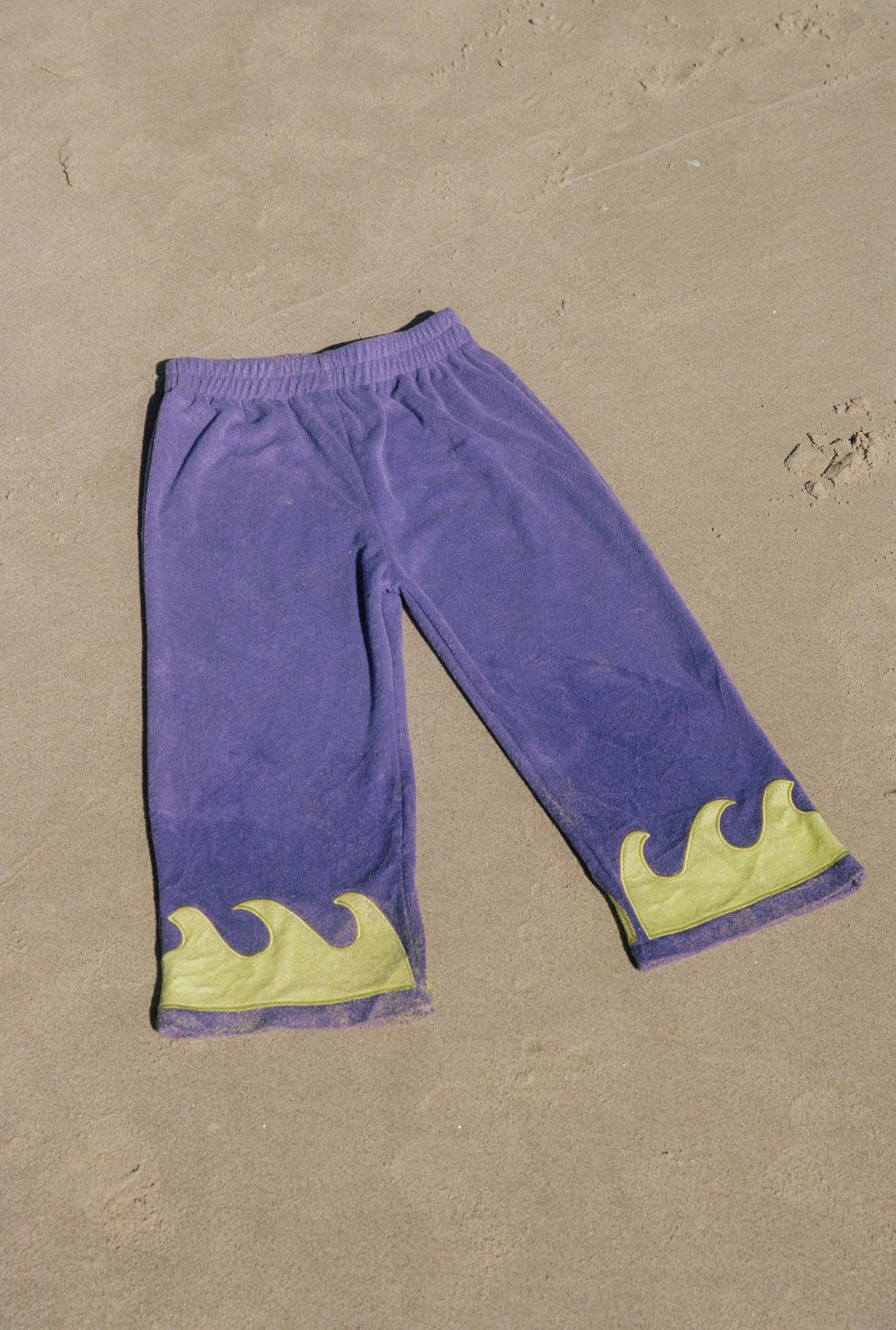 Wave Pants – Purple / Yellow