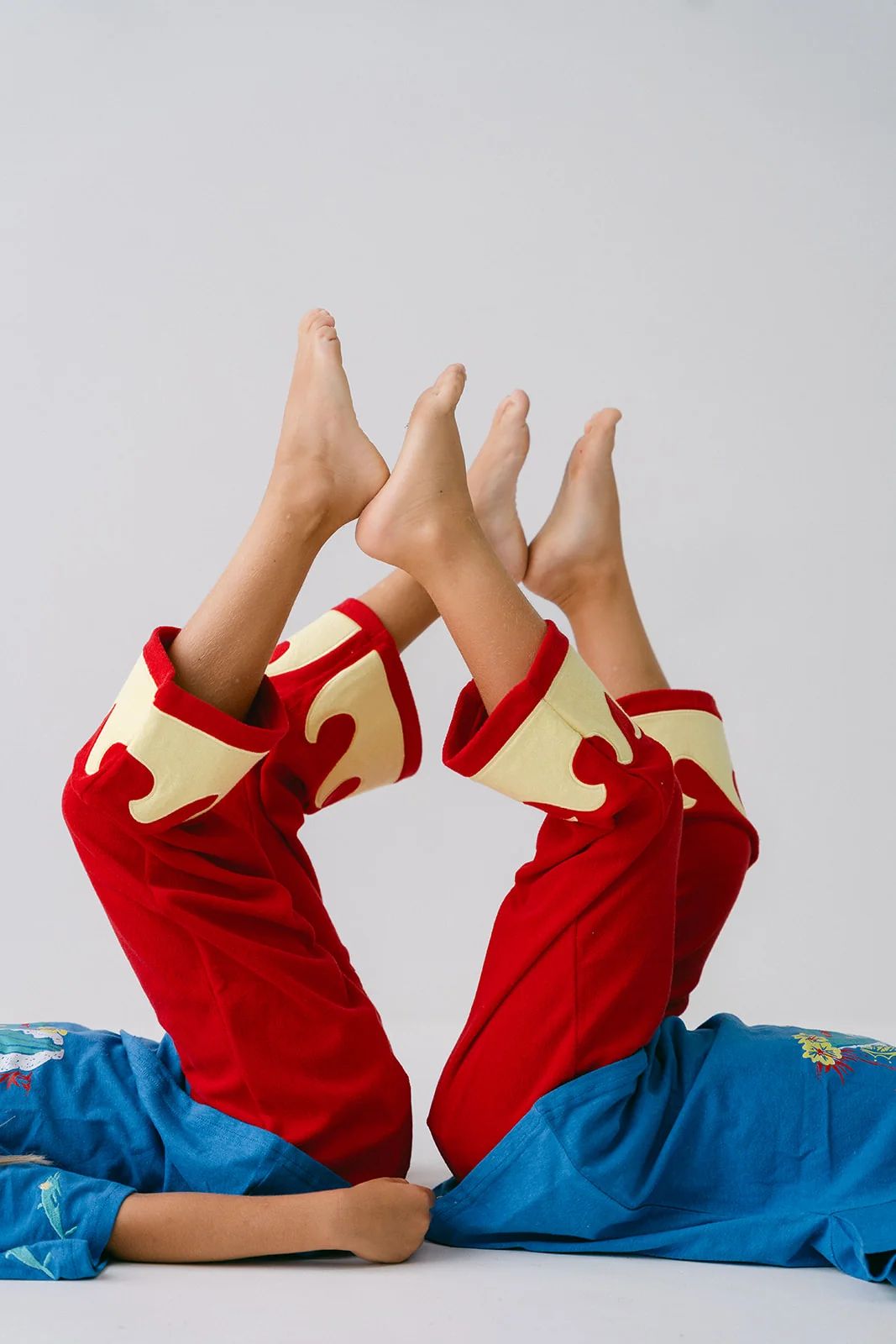 Wave pants red/ yellow