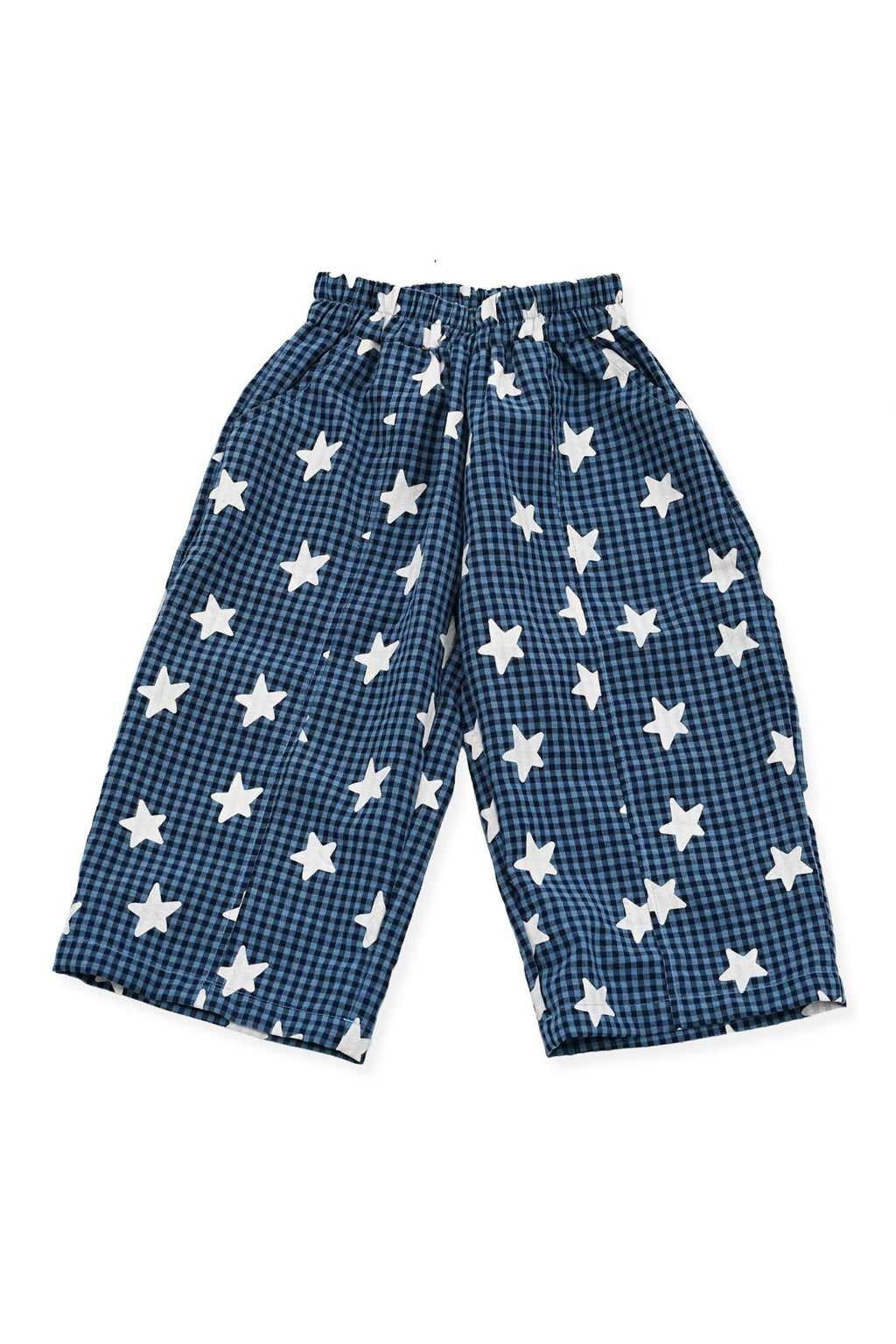 Star Pants – Blue Gingham