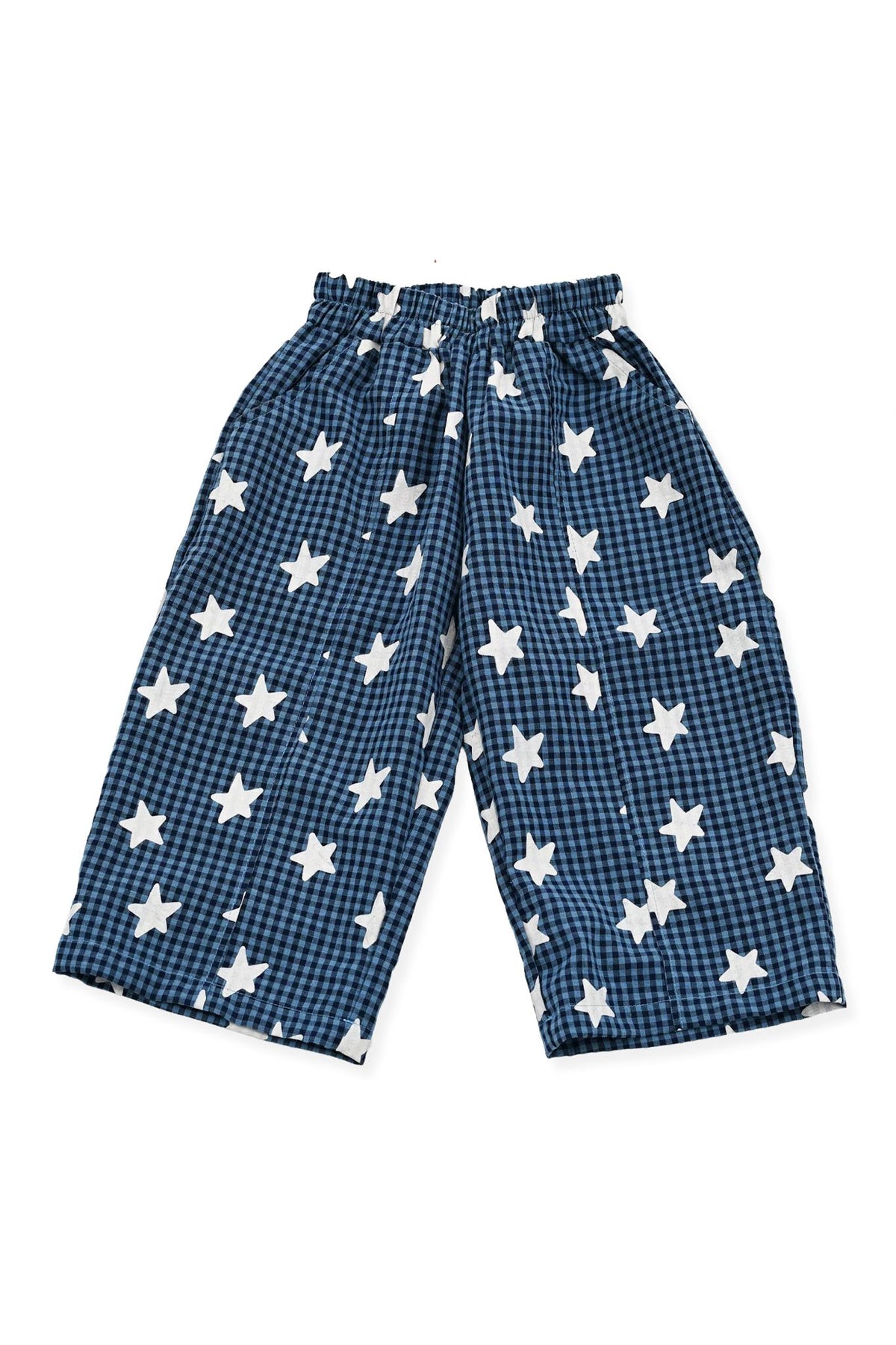 Star Pants – Blue Gingham