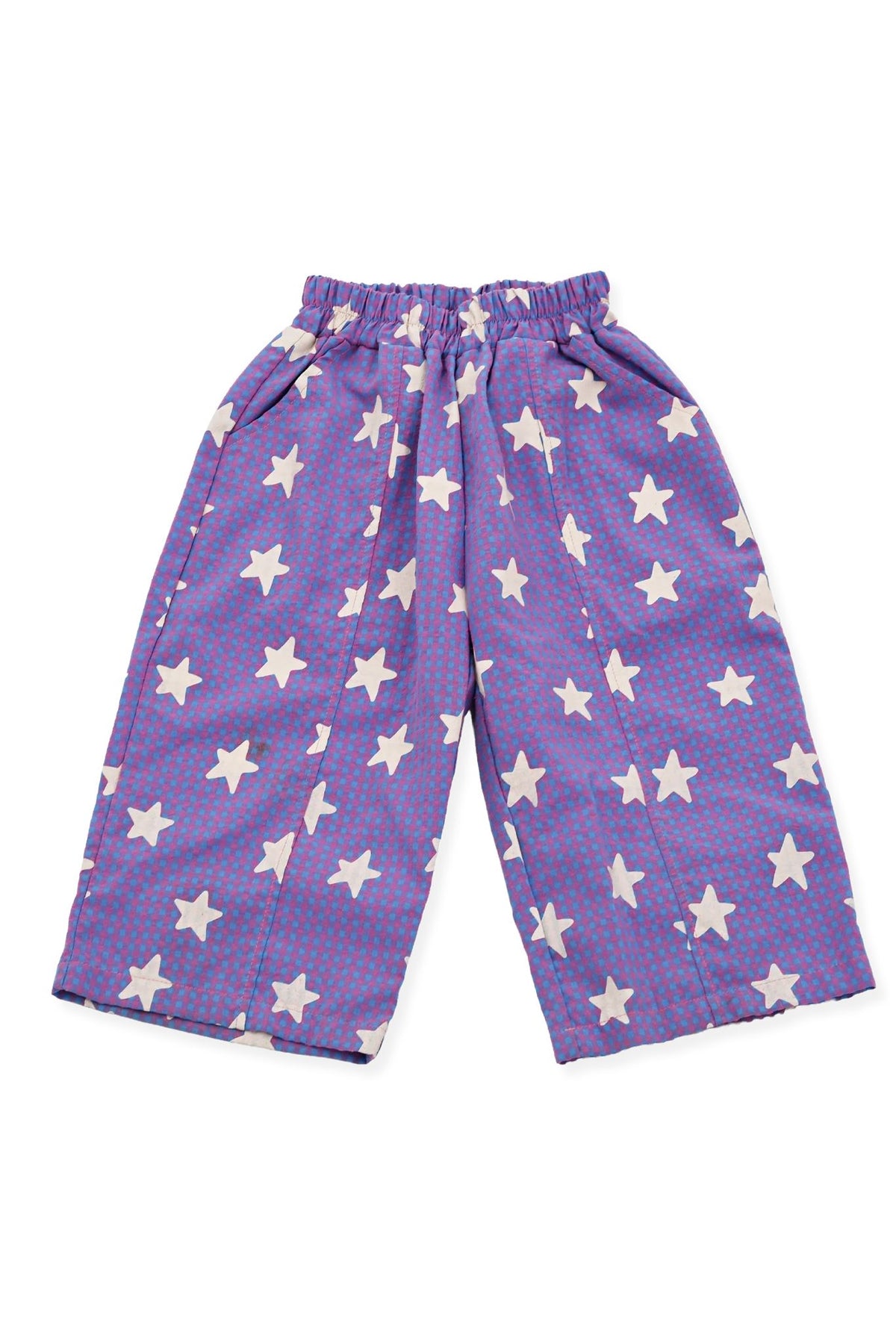 Star Pants - Purple Gingham