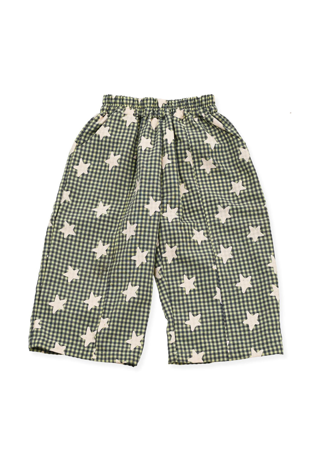 Star Pants - Yellow Gingham