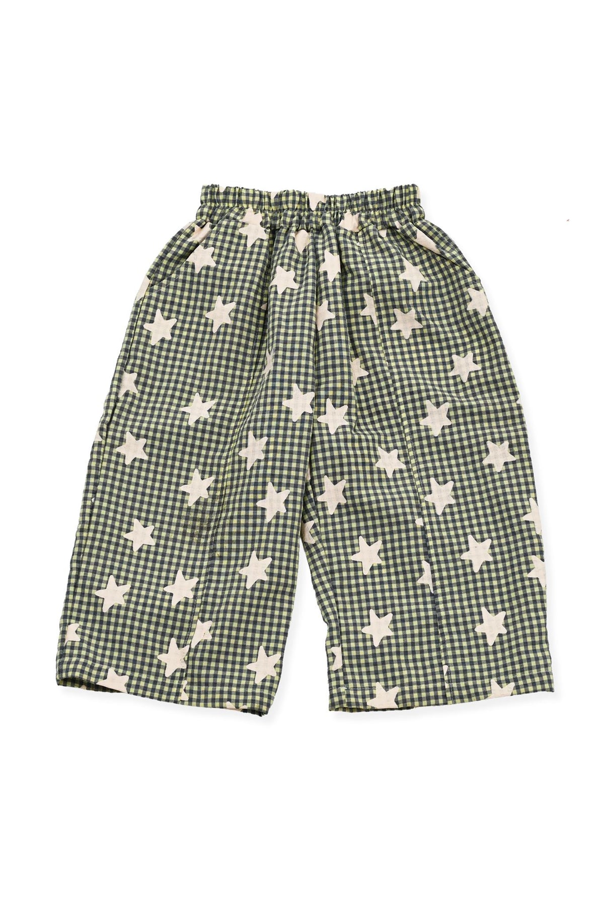 Star Pants - Yellow Gingham