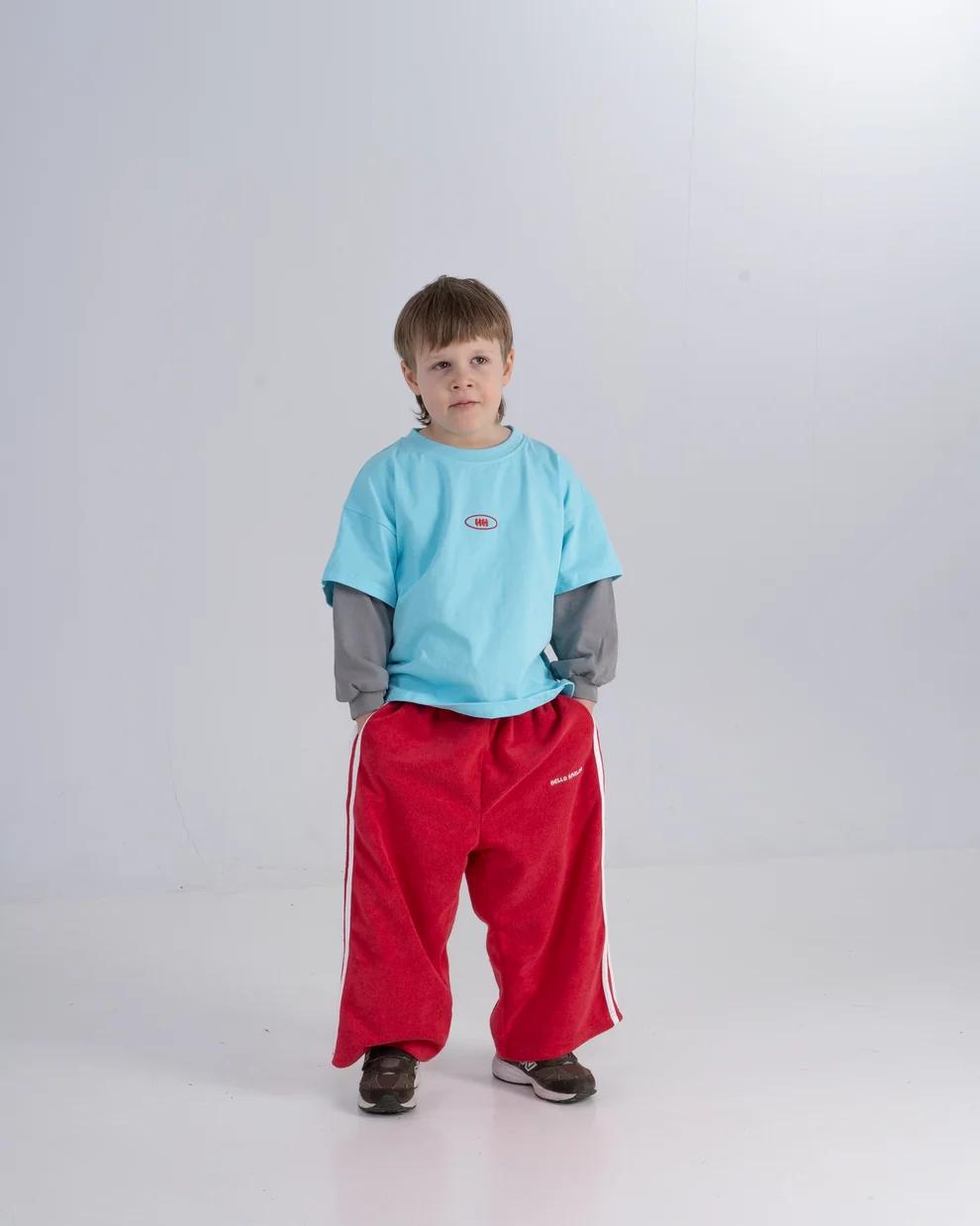 Double Layered Tee – Turquoise