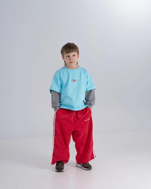 Double Layered Tee – Turquoise