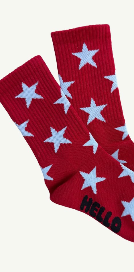 Hello Socks – Red Stars