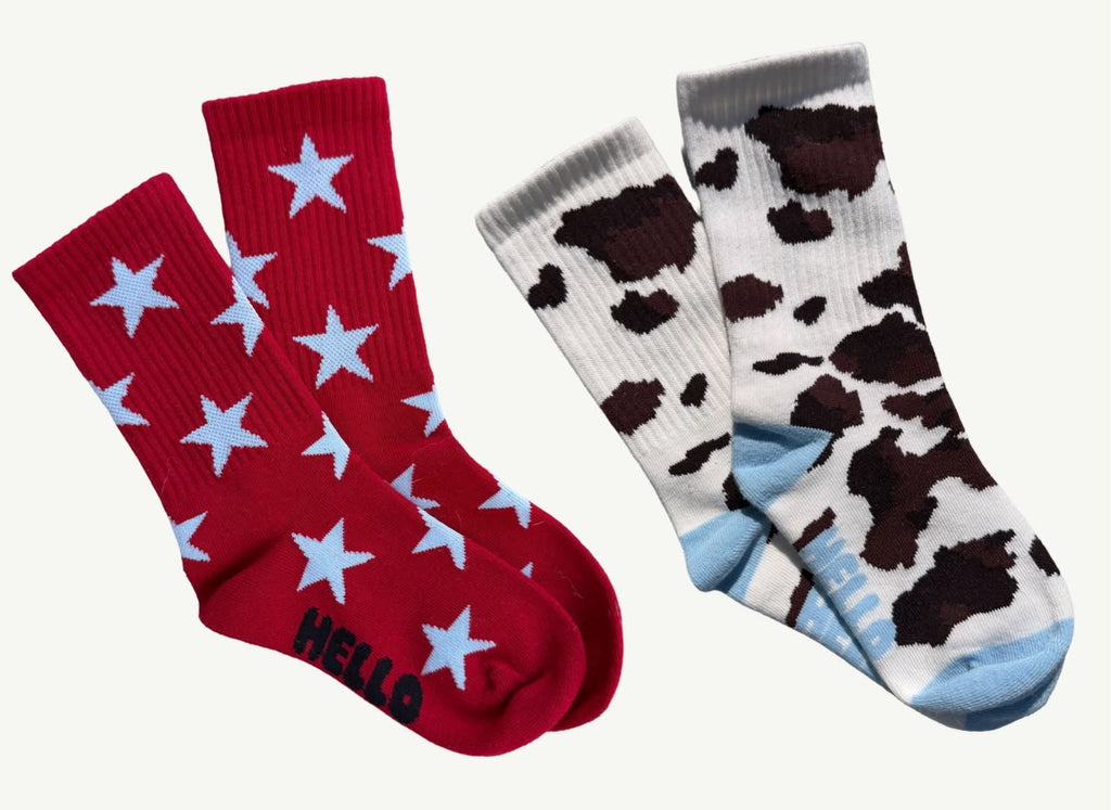 Hello Socks – Red Stars