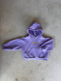 Kids Oversized Fleece Hoodie – Lilac